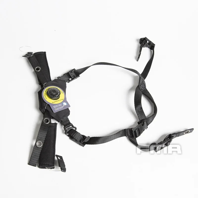 FMA correa de barbilla táctica con cordón y suspensión ajustable EX - imagen 2