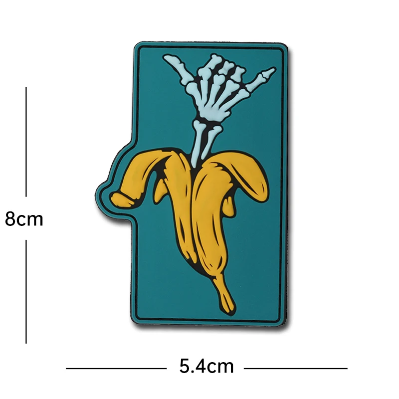 Parche táctico esqueleto plátano – Brazalete adhesivo hombro - imagen 2