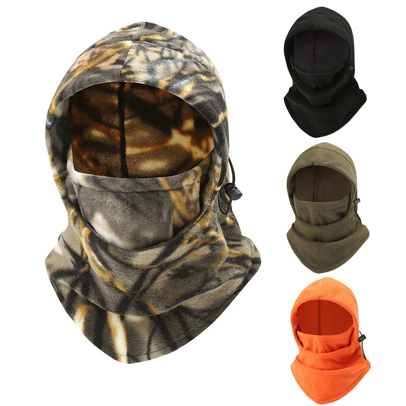 Pasamontañas polar acolchado térmico con protección facial – Invierno