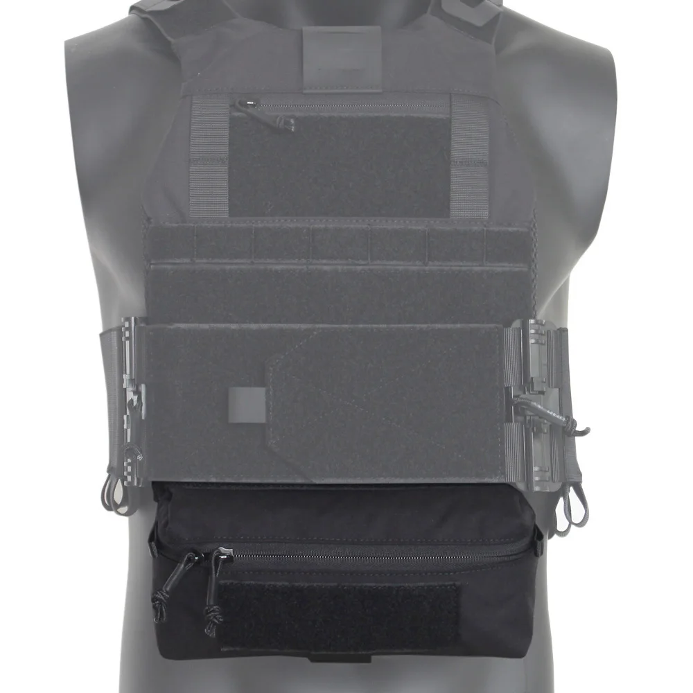 Bolsa táctica VULPO vista frontal con panel de velcro