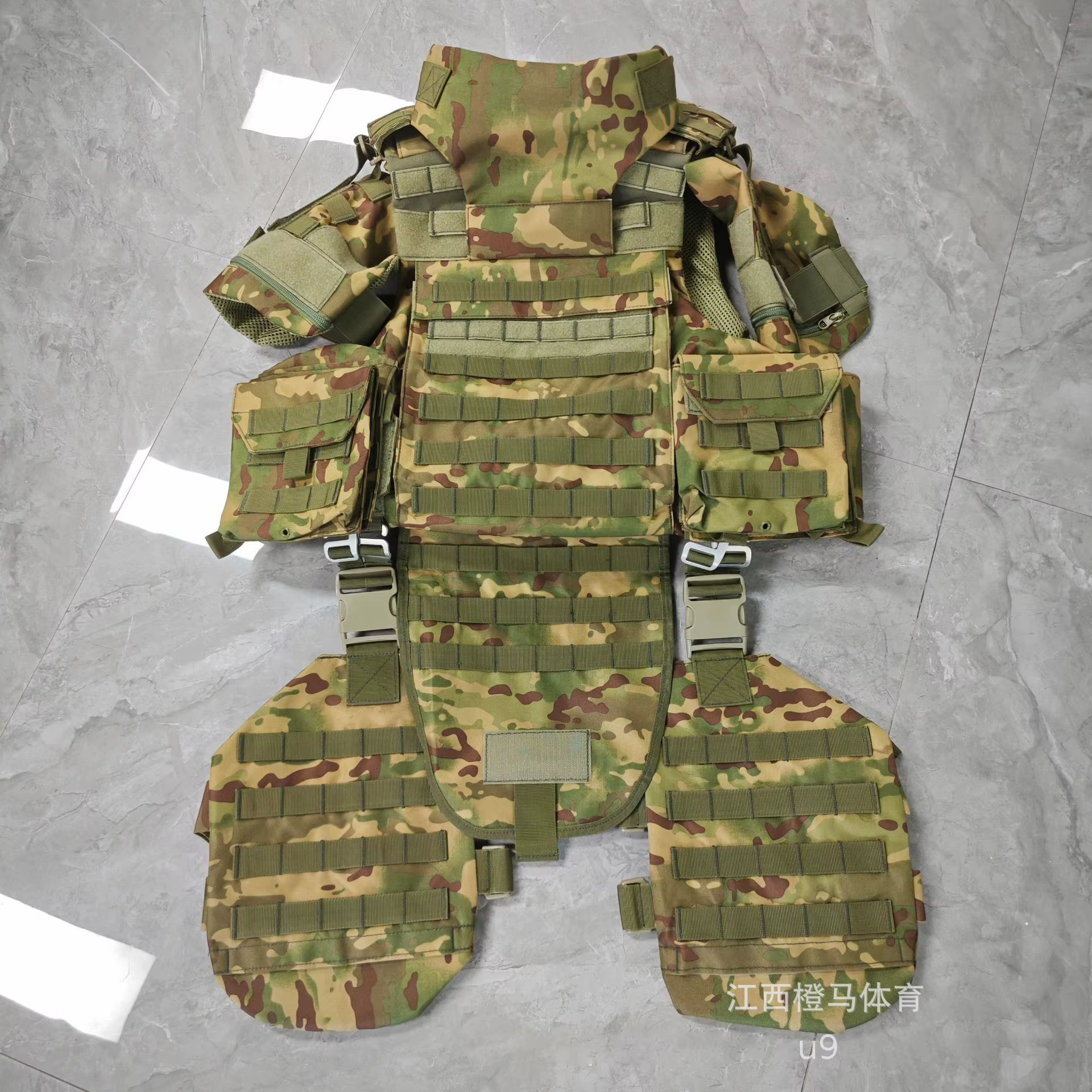 Chaleco táctico de protección completa con hombros y cuello - imagen 2