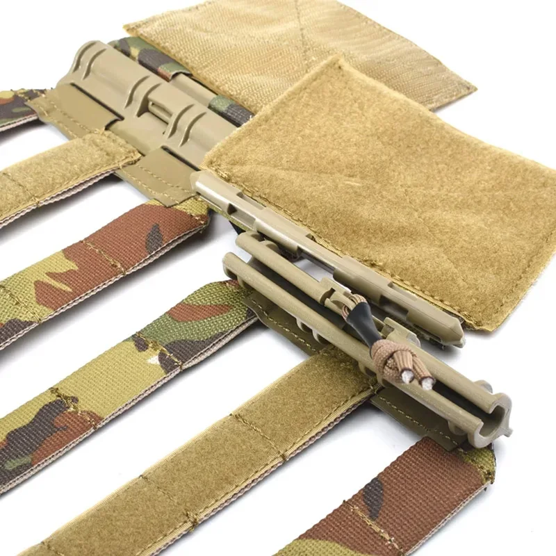 Cinturón táctico MOLLE con hebilla liberación rápida, compatible JPC - imagen 4