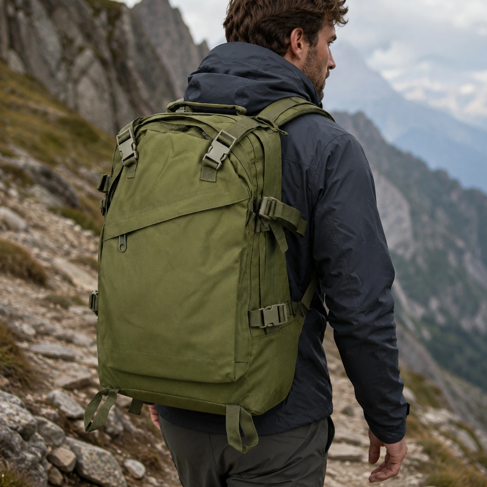 MGFLASHFORCE Mochila táctica impermeable outdoor gran capacidad - imagen 3