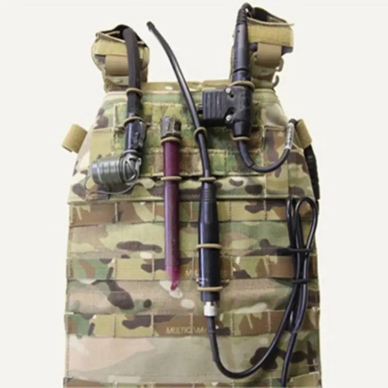 Sunsnow correa táctica MOLLE organizadora para PTT y soporte de antena - imagen 5