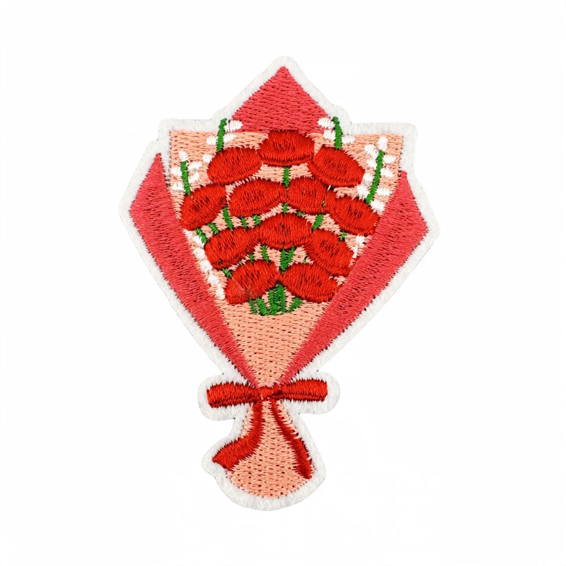 Parche bordado emblema amor maternal rosa para coser o planchar - imagen 4