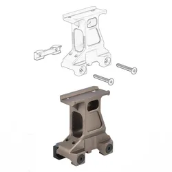 Lerna Montaje táctico rápido punto rojo – Base elevada Picatinny 20mm
