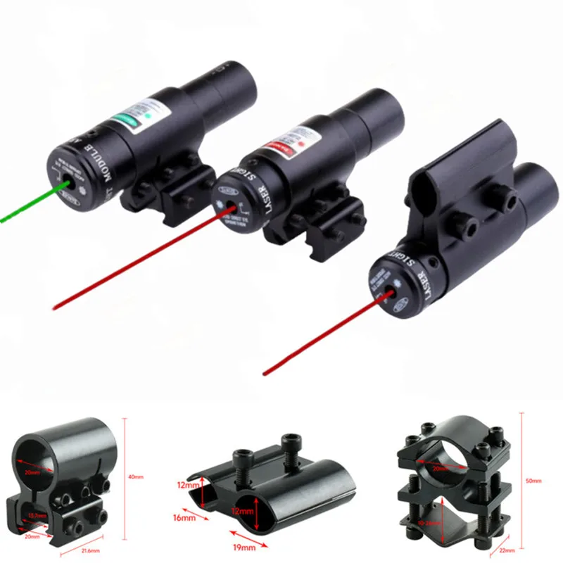 Mira láser táctica punto rojo ajustable de haz - imagen 5