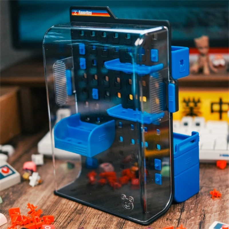 Organizador de keycaps en pegboard adaptable para teclados - imagen 4