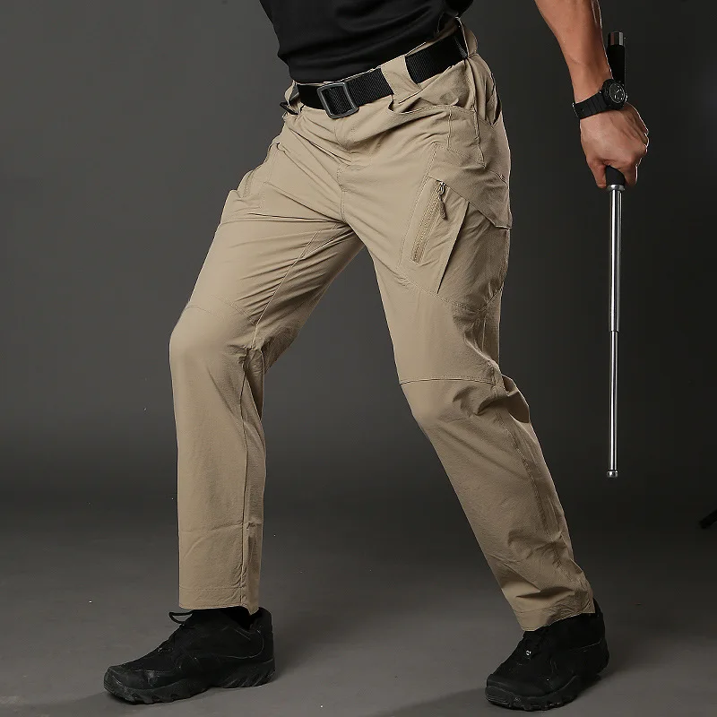 Tom pantalones tácticos verano secado rápido transpirables hombre - imagen 2