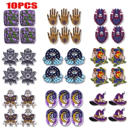 Parche táctico bordado calavera punk termoadhesivo para ropa