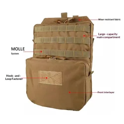 Bolsa de hidratación MOLLE expandible para mochila táctica