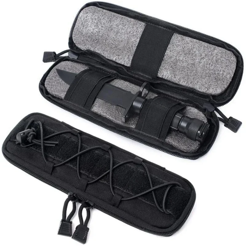 Bolsa táctica MOLLE de cintura EDC para cuchillo y linterna - imagen 2