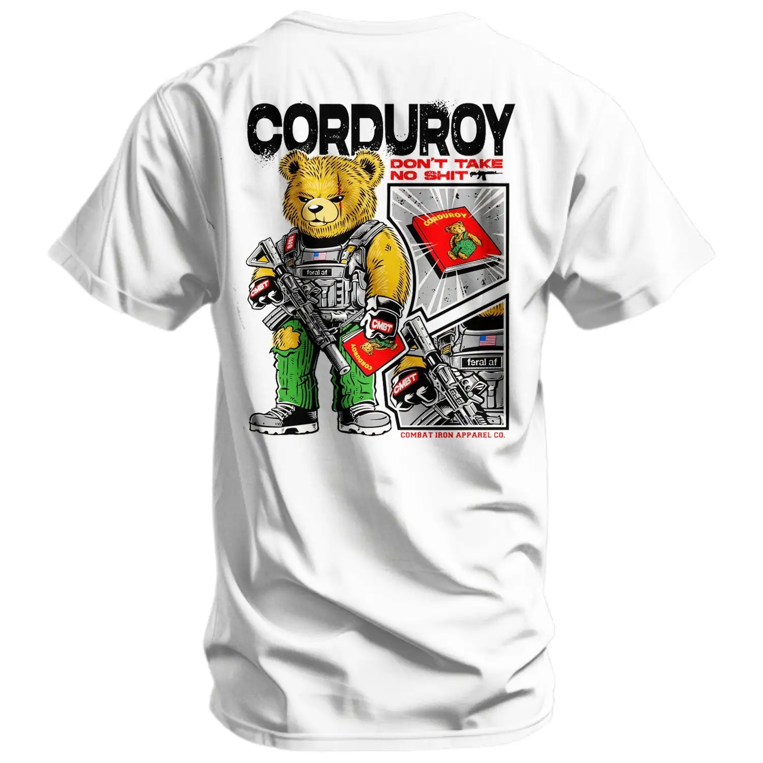 The Bear camiseta táctica hombre corduroy algodón estilo militar - imagen 5
