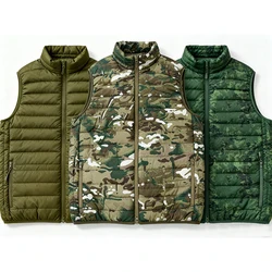Chaleco táctico de algodón con cuello alto y camuflaje ruso exteriores