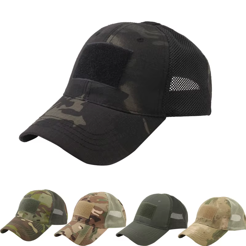 Gorra táctica camuflaje mesh ajustable para airsoft y senderismo - imagen 5