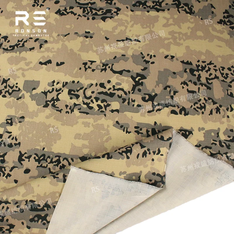 Tela NYCO ripstop camuflaje desierto austriaco táctica para uniformes - imagen 3