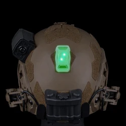 NANO Luz frontal para casco LED - 2 modos para moto, ciclismo y pesca