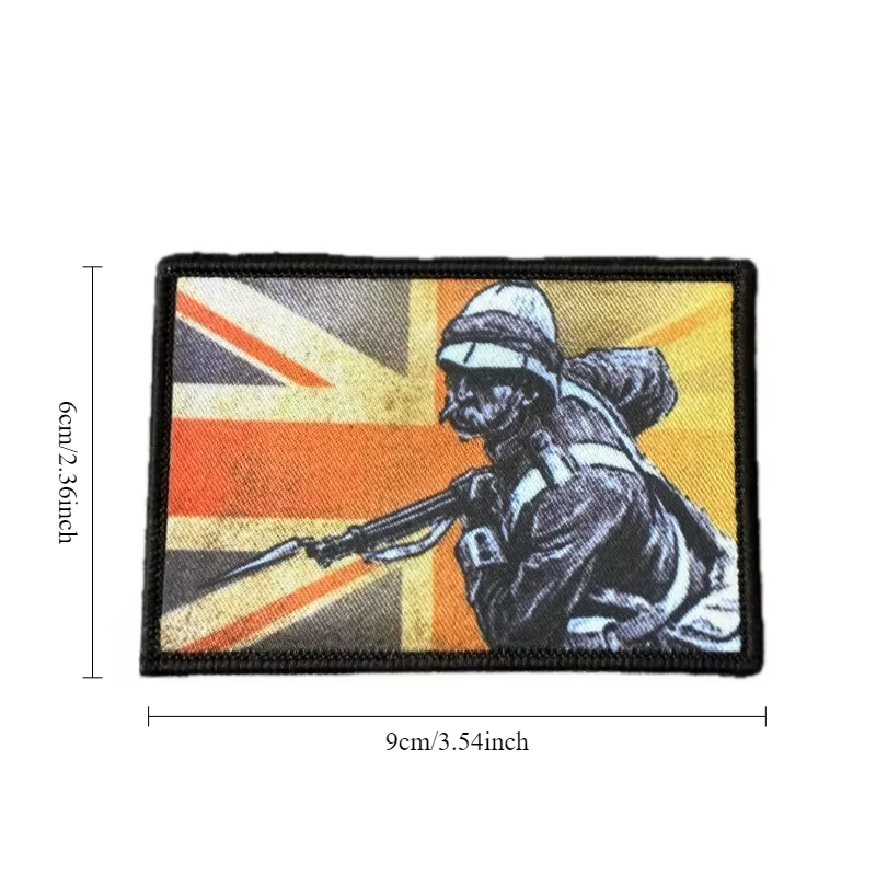 Parche táctico velcro Redcoat británico para uniforme militar - imagen 3