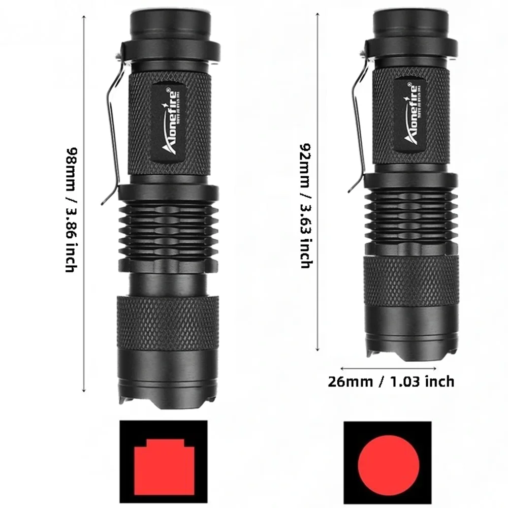 Linterna roja táctica con zoom para observación astronómica - imagen 2