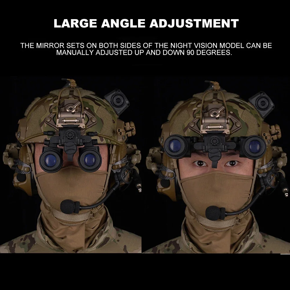 Gafas de visión nocturna AN/PVS31 binoculares para casco - imagen 3