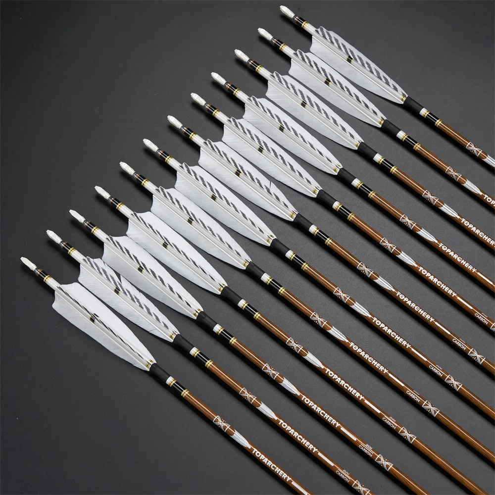 Flechas de carbono para tiro con arco, punta reemplazable - imagen 4