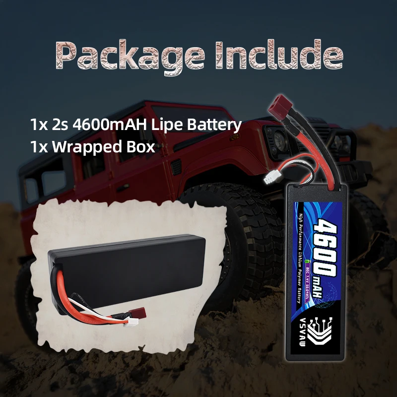 Pack de dos baterías Lipo VSVAW 2S