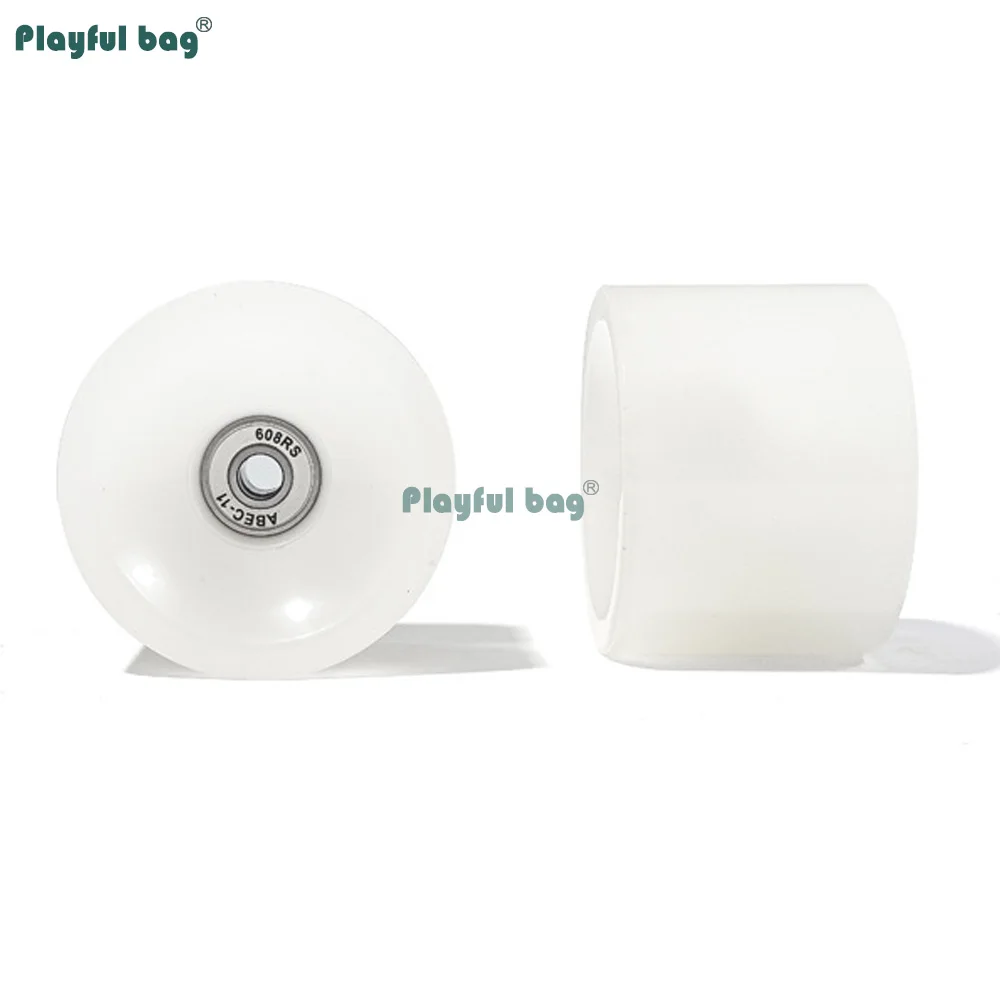 Ruedas con luces LED en movimiento