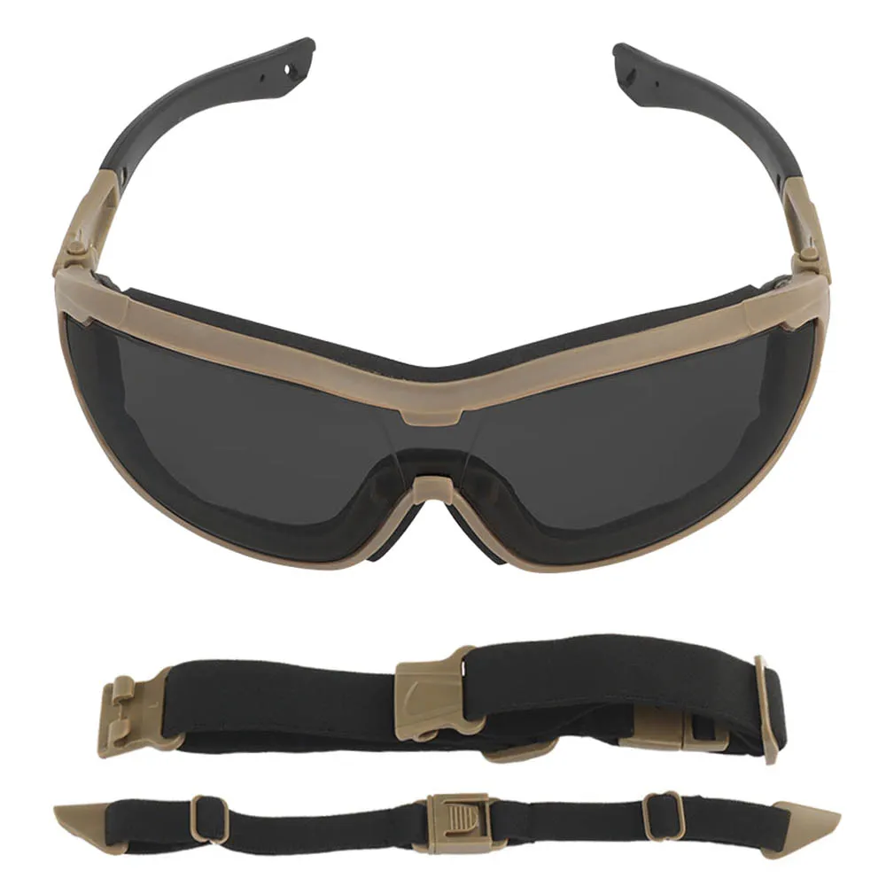Gafas tácticas correa fija protección antiimpacto para airsoft - imagen 2