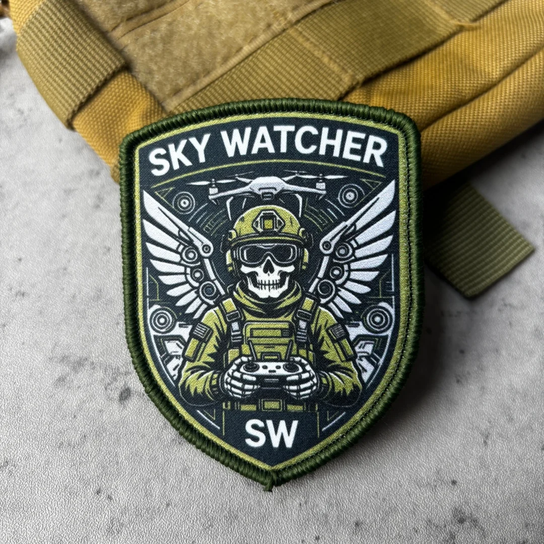Parche táctico Sky Watcher de operador de drones con gancho y bucle - imagen 4