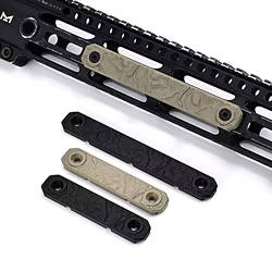 Cubierta de riel Contour M-LOK/KeyMod AR-15 bronce/negro