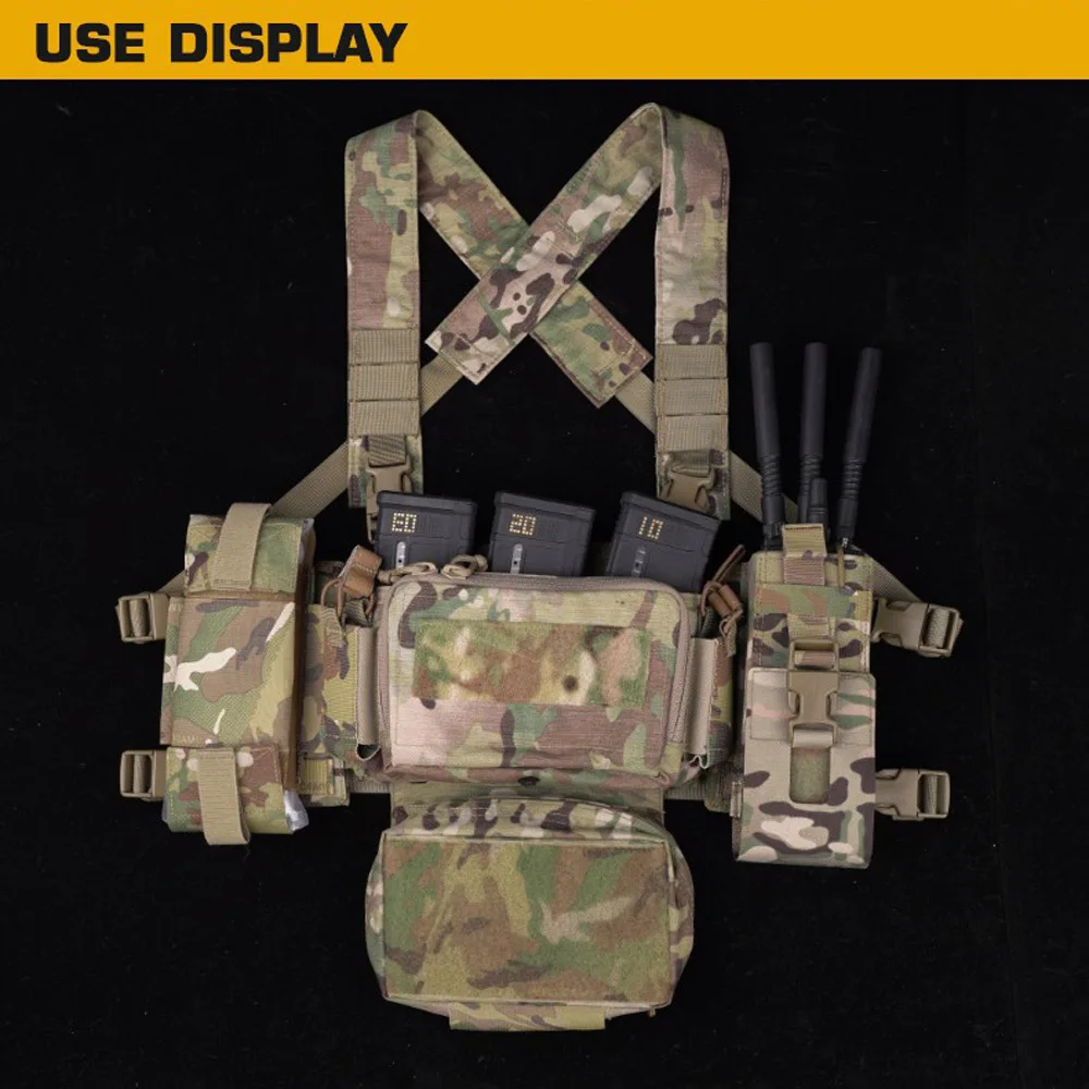 Funda MOLLE walkie talkie MPU5 PRC152 PRC163 - imagen 4