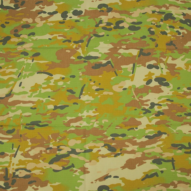 Tela táctica Ripstop NYCO camuflaje de mezcla nailon-algodón