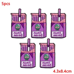 Pack parches bordados punk planchables – Para mochila táctica