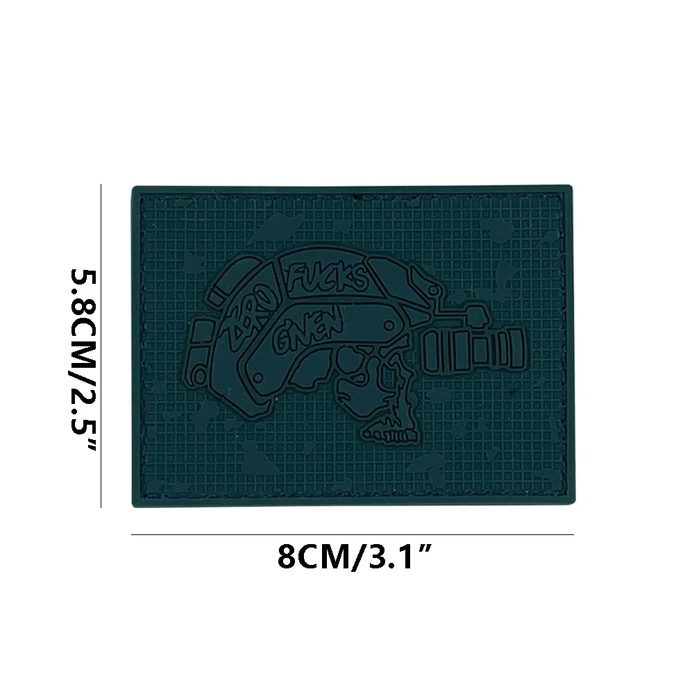 Parche táctico PVC DEA con velcro para mochila y casco - imagen 2
