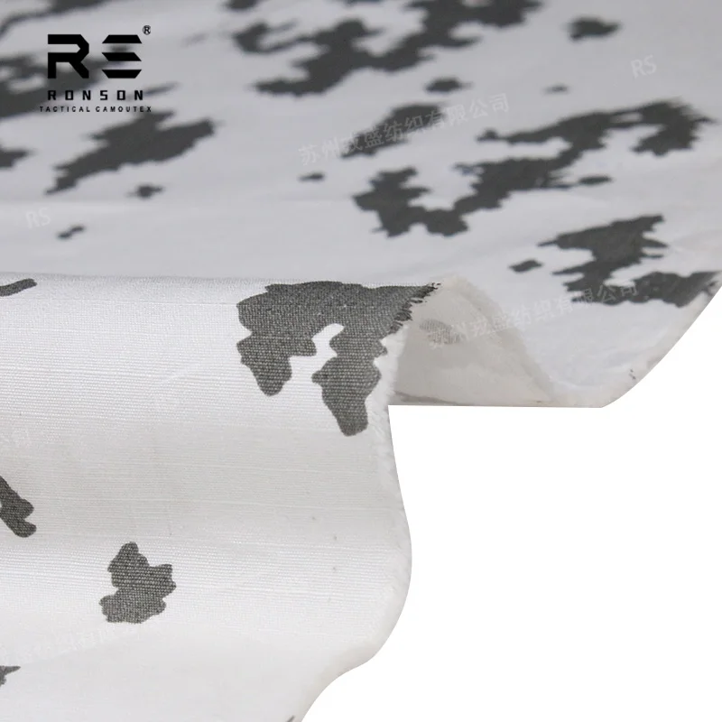 Tela táctica Ripstop camuflaje Finland Snow Camo para uniforme - imagen 5