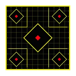 Dianas adhesivas airsoft – Papel de tiro con cuadrícula para práctica