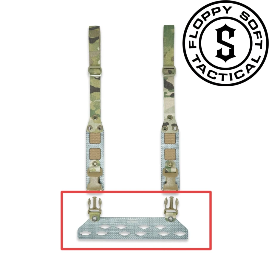 Placa portapecho táctica modular para chaleco Airsoft de combate - imagen 5