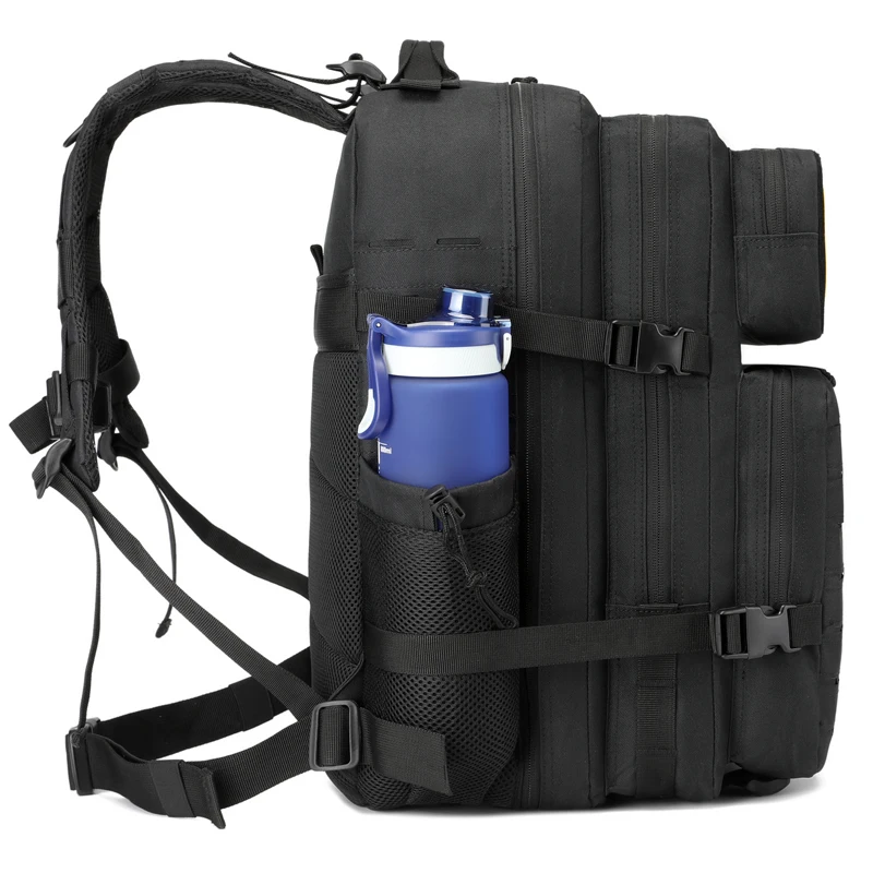 Mochila táctica MOLLE para senderismo con soporte de botella - imagen 4