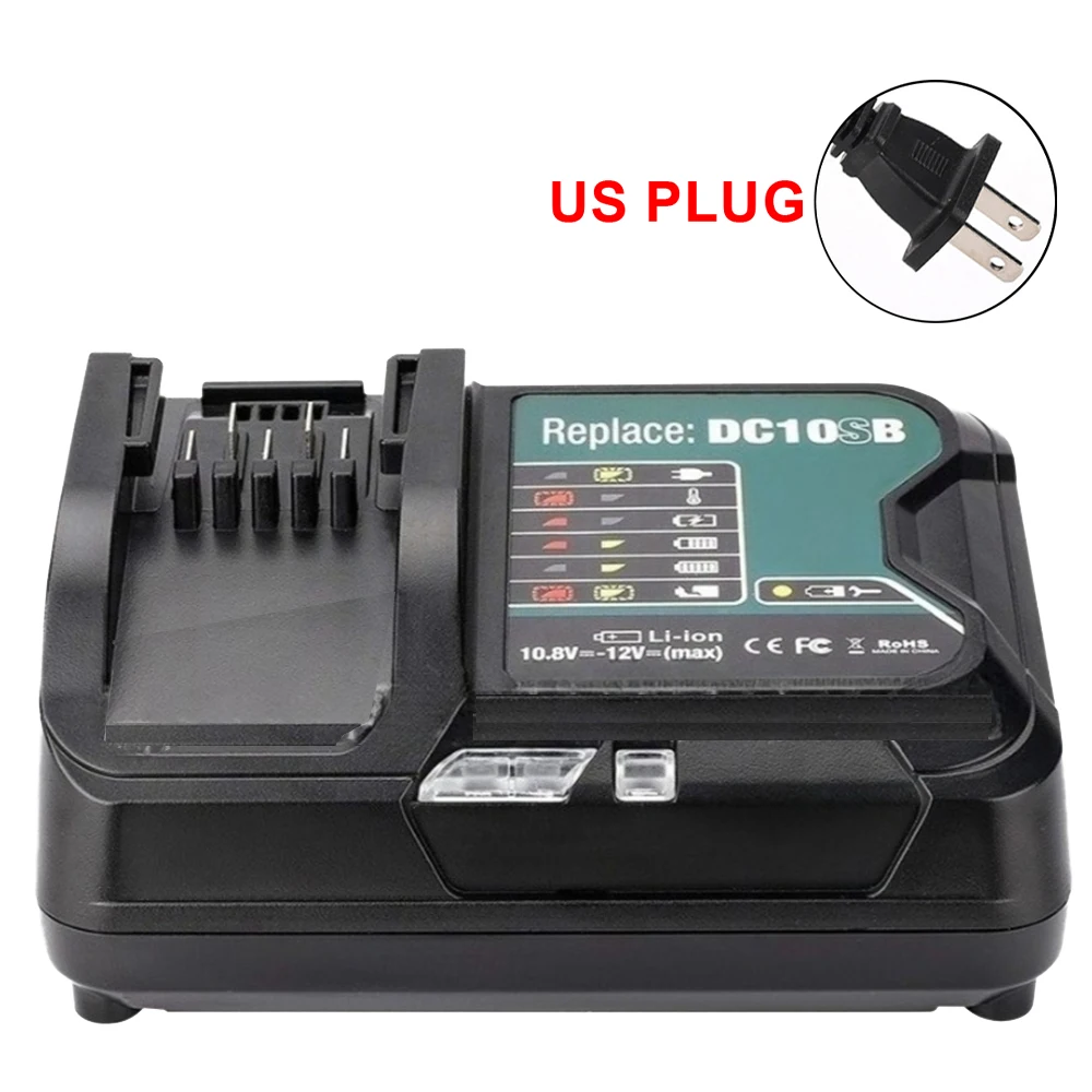 Cargador Makita DC10SB con LED
