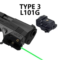 Mira Láser Airsoft Recargable USB Rojo y Verde