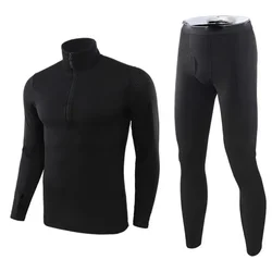 Calzoncillos largos térmicos tácticos sin costuras hombre invierno
