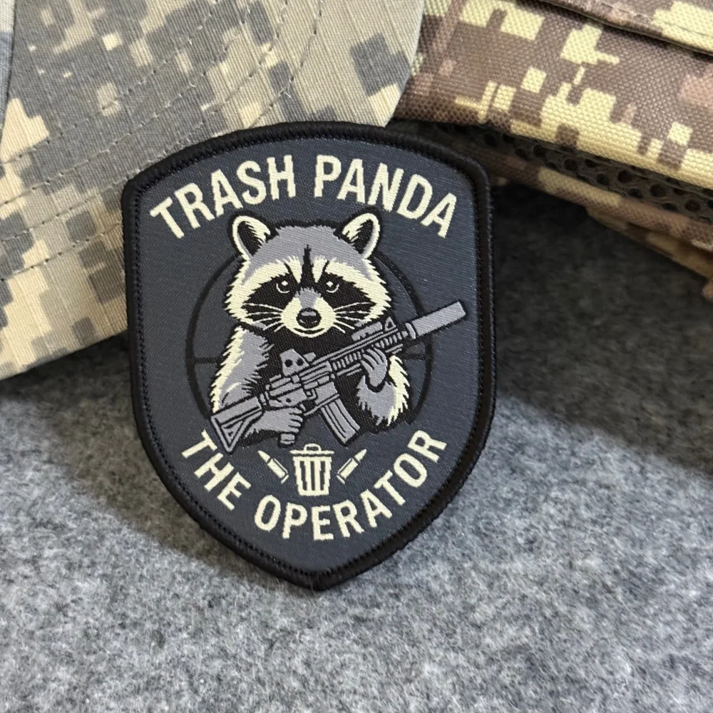 Parche táctico bordado PANDA OPERATOR – Moral militar para equipo MOLLE - imagen 5