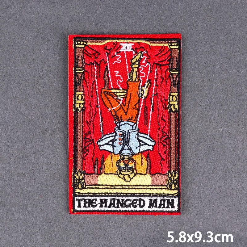 Parche bordado Tarot Punk termoadhesivo para equipamiento táctico - imagen 5