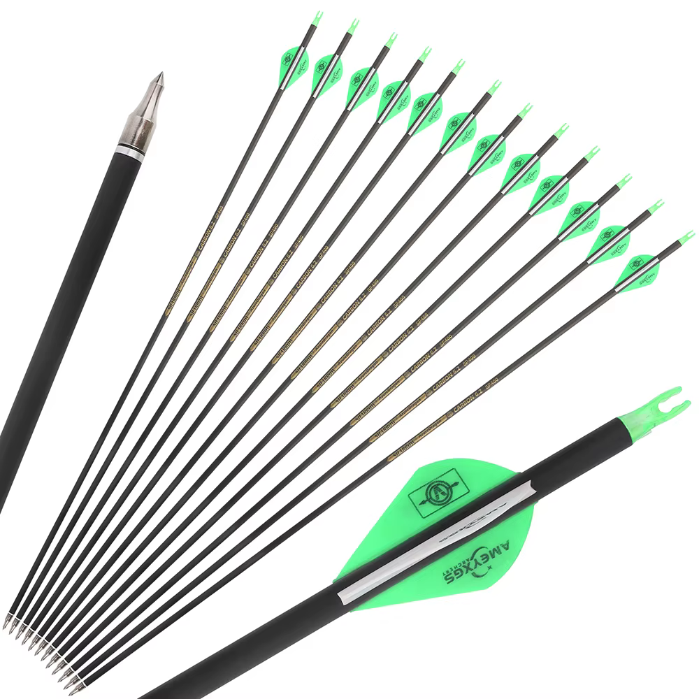 Flechas de carbono para tiro con arco recurvo y compuesto, caza - imagen 3