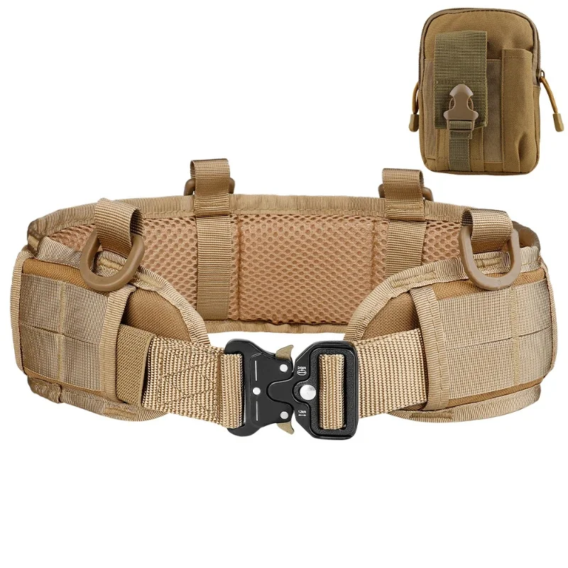 Cinturón táctico MOLLE ajustable acolchado para airsoft - imagen 4