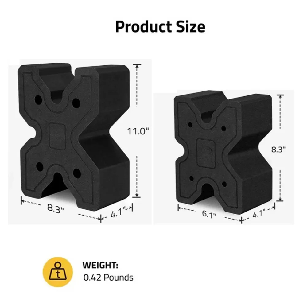 Rifle X-Block Bípode compacto: abrazadera de tiro ligera y portátil - imagen 3