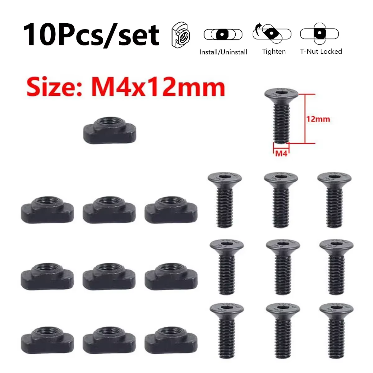 Tornillos repuesto M-LOK para guardamanos