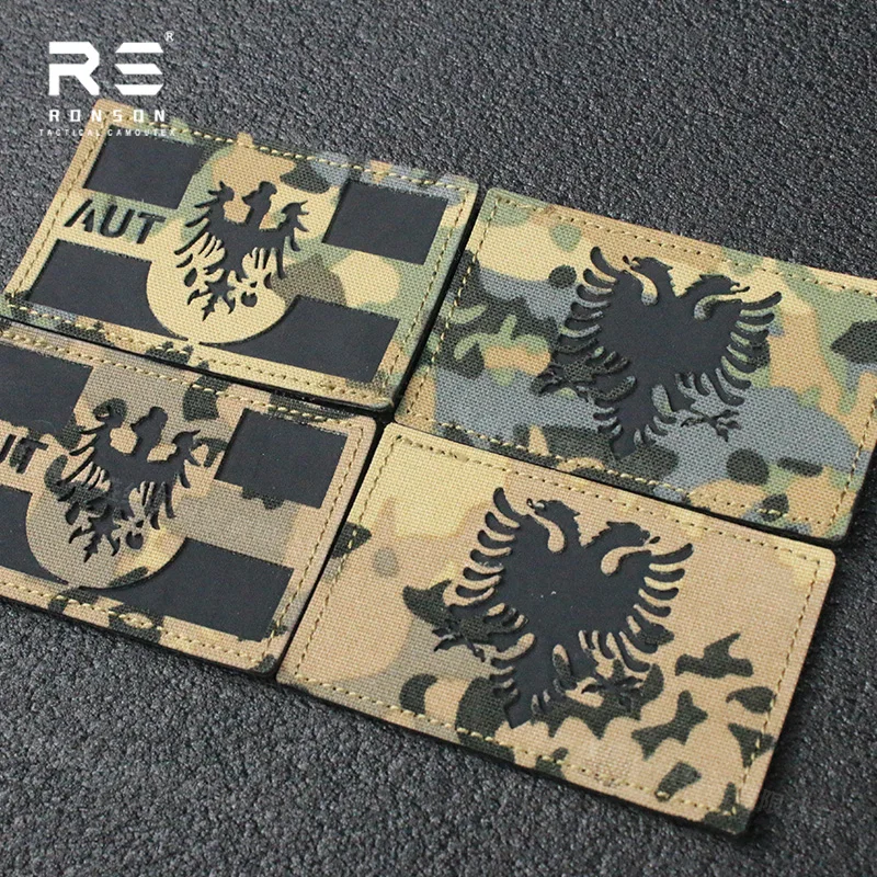Parche táctico reflectante NIR IRR bandera camuflaje Austria - imagen 5