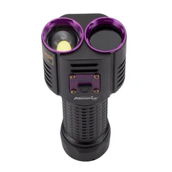 Alonefire SV72 Linterna UV táctica recargable USB para detectar manchas