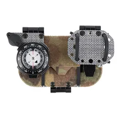 Soporte MOLLE táctico para teléfono móvil con brújula y GPS Airsoft